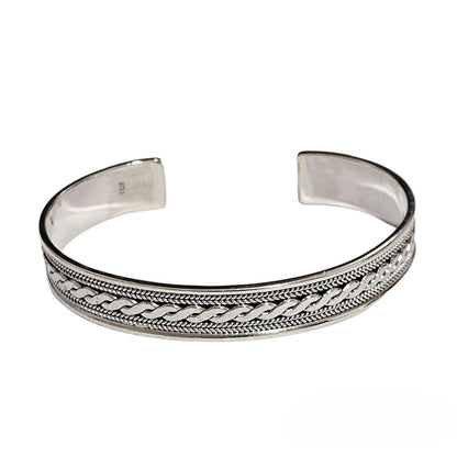 Celtic Knot Braided Bangle For Men