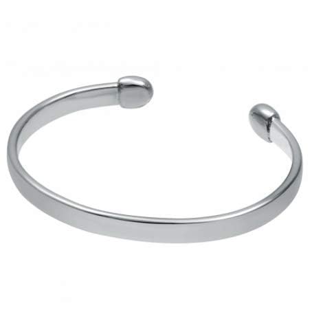 925 Sterling Silver Flat Torque Bangle Bracelet