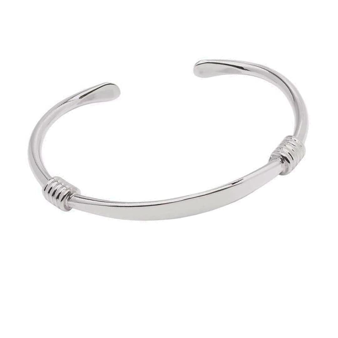 925 Solid Torque Bangle 