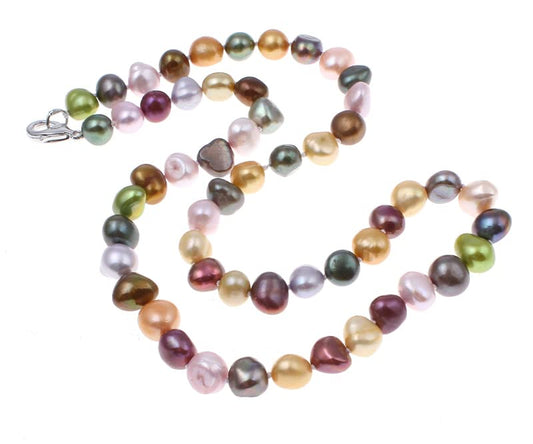 Multicolour Pearl Necklace