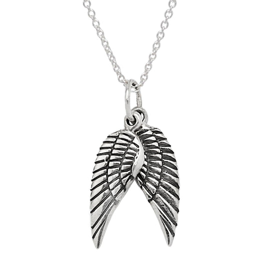 Angel Wings Sterling Silver Pendant 