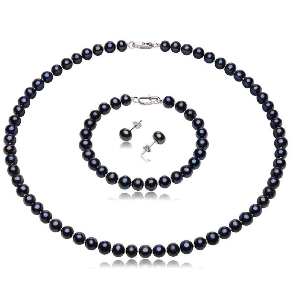 Black Pearl Jewelry Set