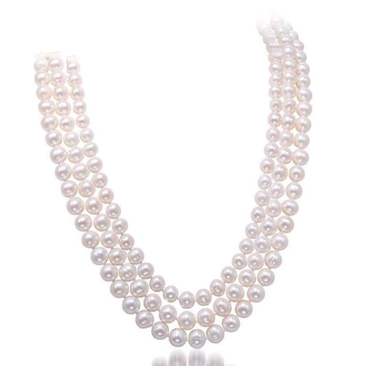 3 Strand Freshwater Pearl Necklace