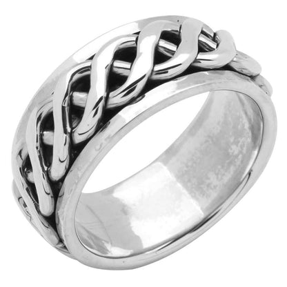 CELTIC SILVER RING FOR MEN