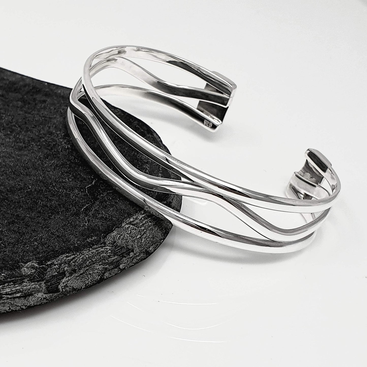 Silver Cuff bangle for women girls