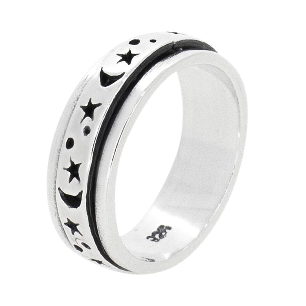 MOON AND STAR RING FOR GIRLS