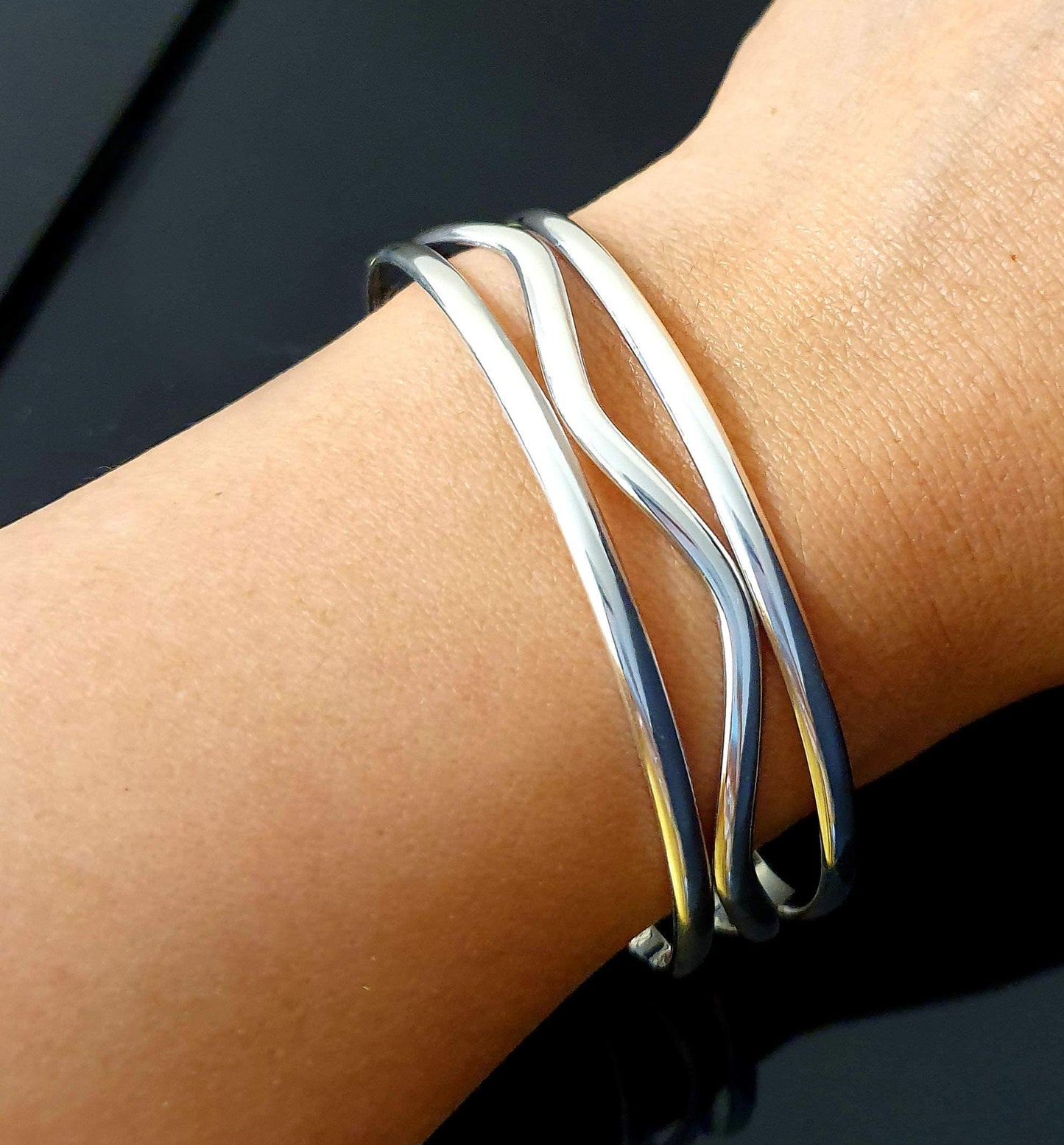 women's silver bracelet classic design